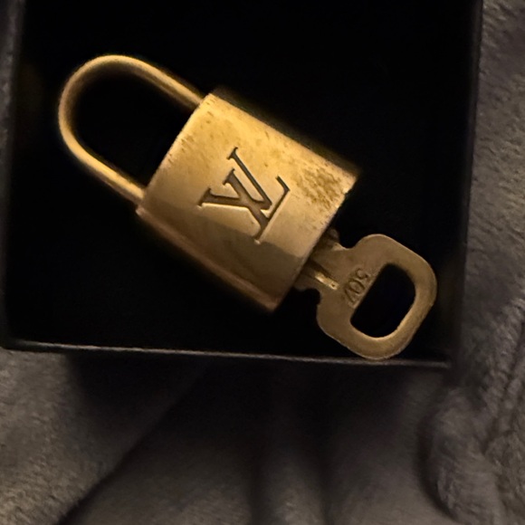 Louis Vuitton Other - # 307 Louis Vuitton Gold Padlock with Key